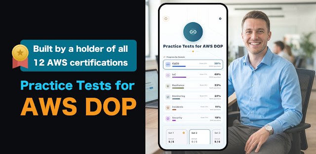 Practice Tests for AWS DOP feature graphic