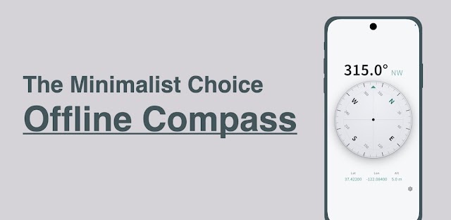 Simple Compass: Offline Tool feature graphic