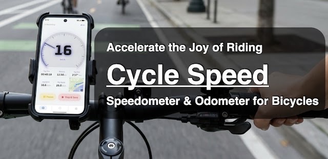 Cycle Speed: Bike Computer feature graphic