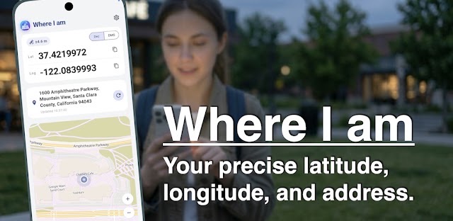 Where I am: GPS Coordinates feature graphic