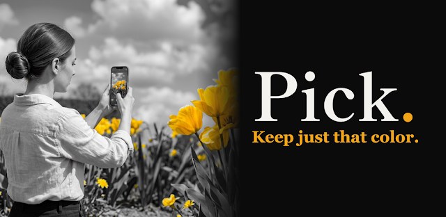 Pick. Color Splash Editor feature graphic