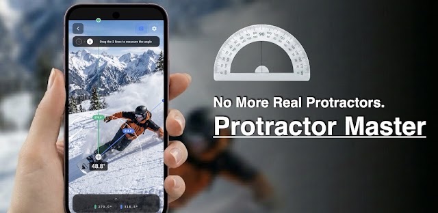 Protractor Master: Angle App feature graphic