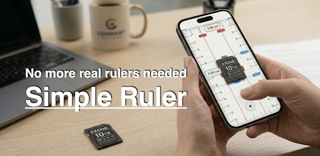 Simple Ruler: Measure, Tape feature graphic