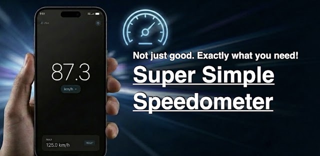 Super Simple Speedometer feature graphic
