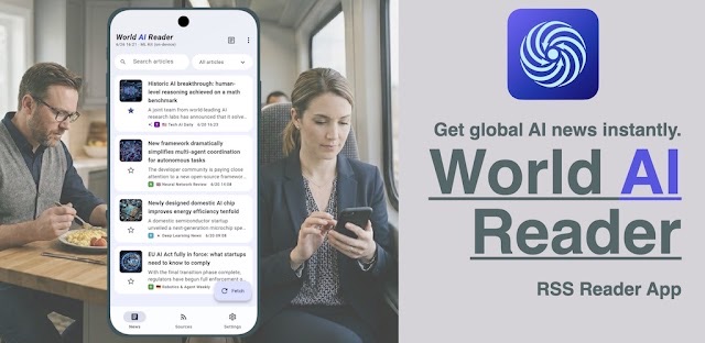 World AI Reader: AI News & RSS feature graphic